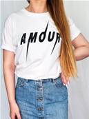 Tee shirt - AMOUR - Black