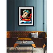 Peinture - Superman - Turquoise