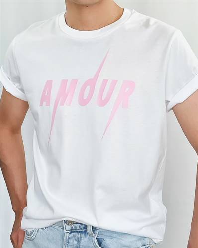 Tee shirt - AMOUR - Summer Pink