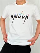 Tee shirt - AMOUR -  Rainbow black